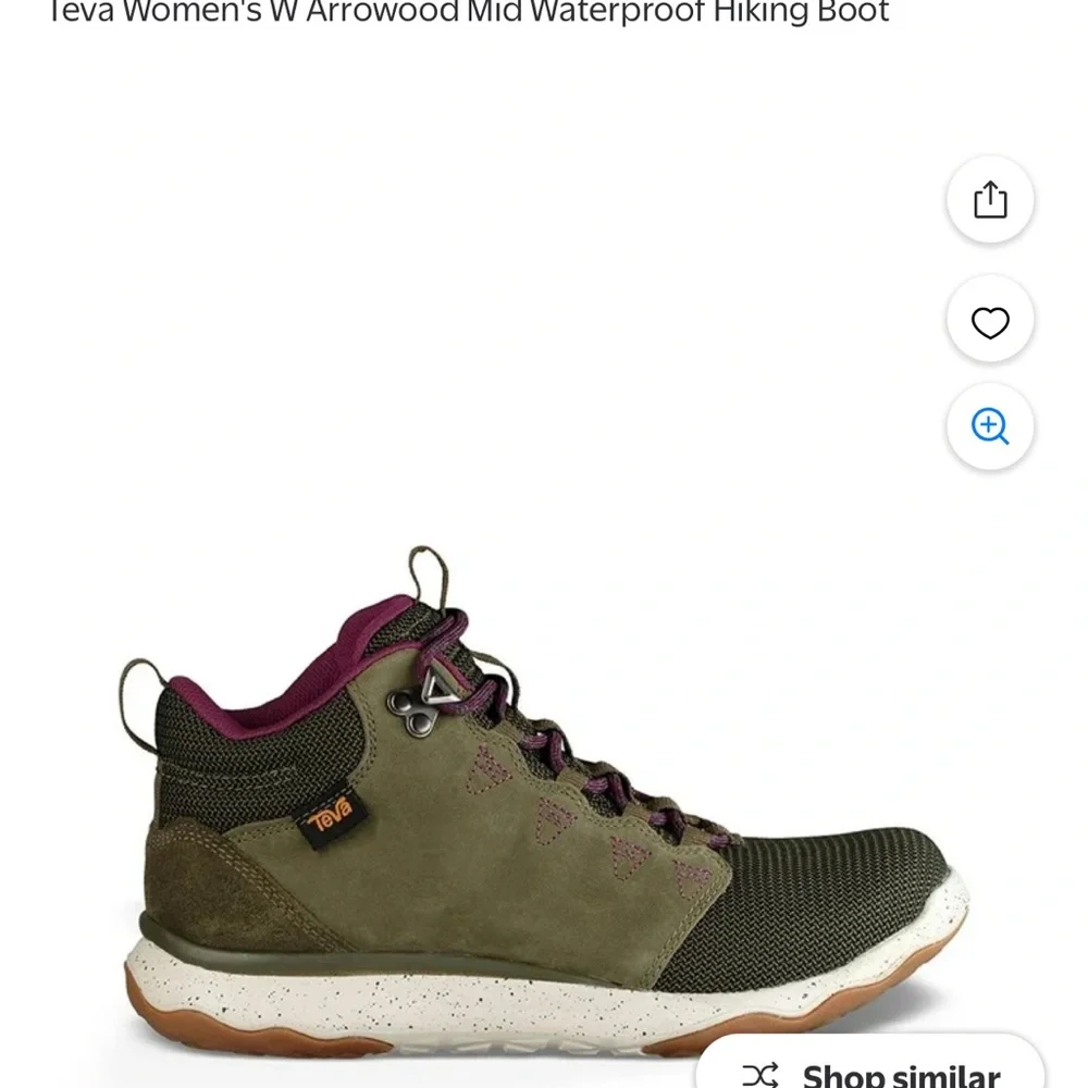 Teva Women's Olive Waterproof Winter Boots - Picture 6 of 11